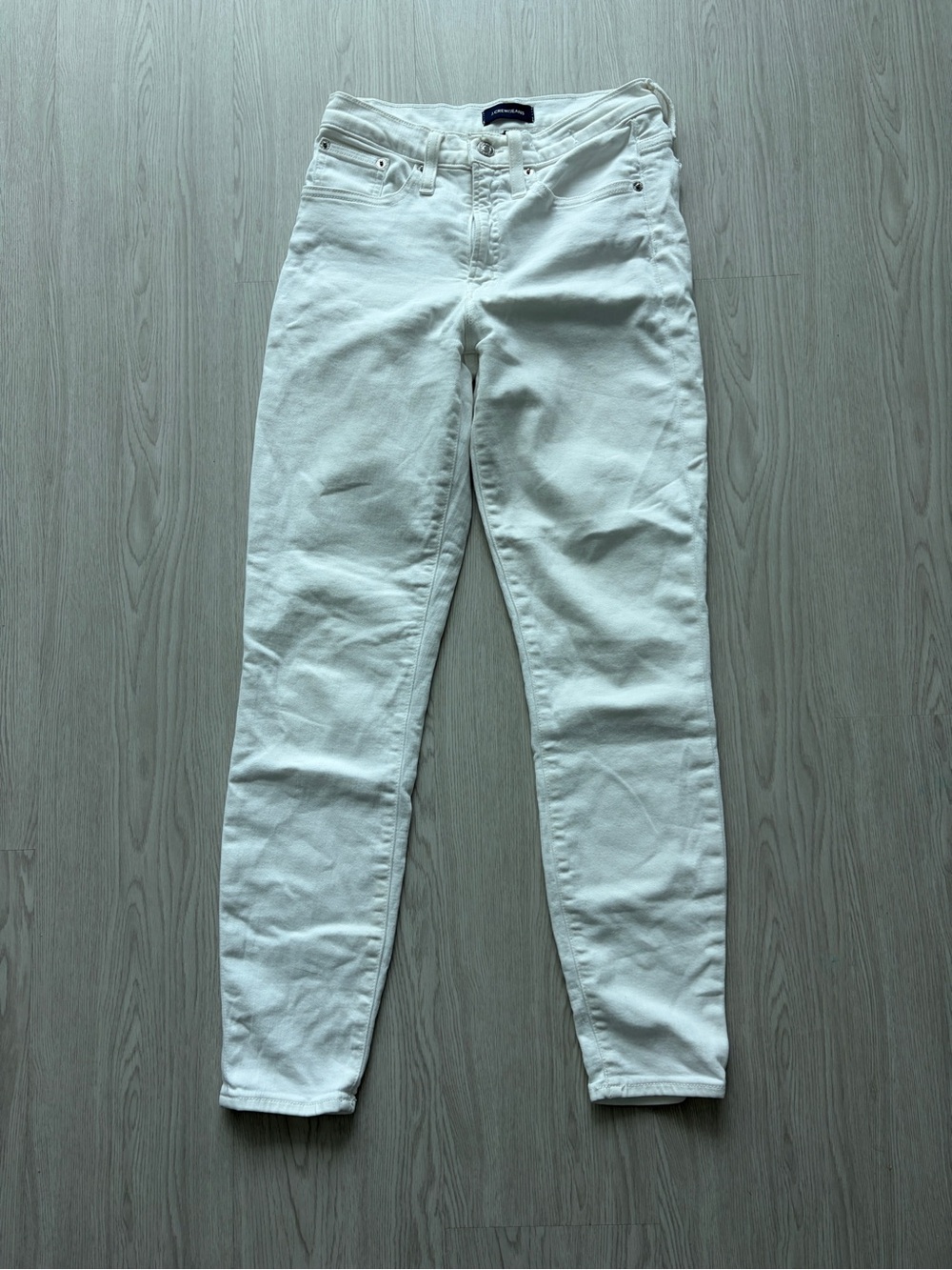 J. Crew White Skinny Jeans